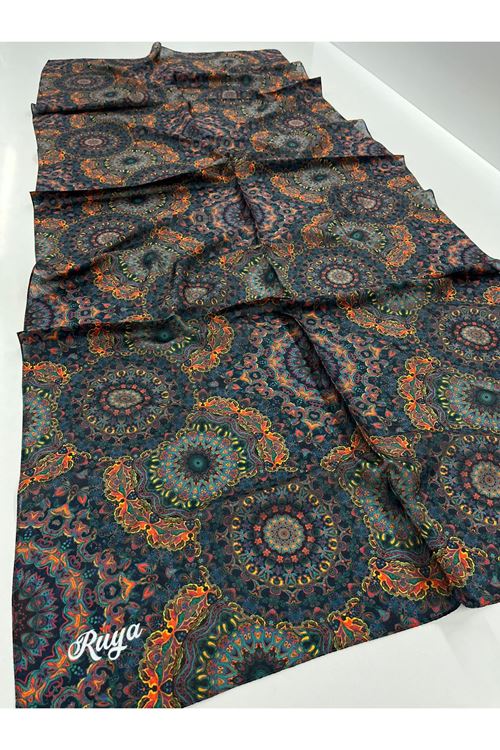 Mandala Desen Rüya Organik Şal 