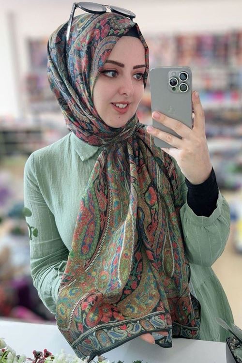 Etnik Desen Rüya Organik Şal  