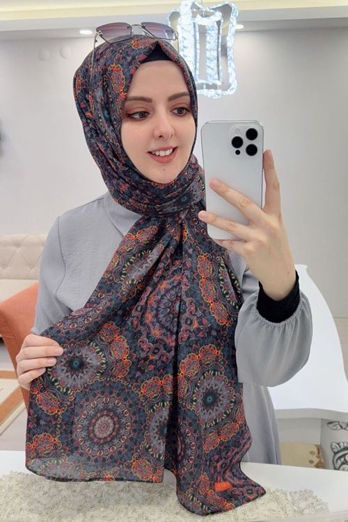 Mandala Desen Rüya Organik Şal 