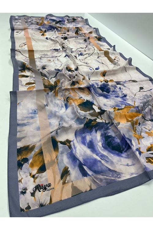 Gül Desen Rüya Organik Şal  