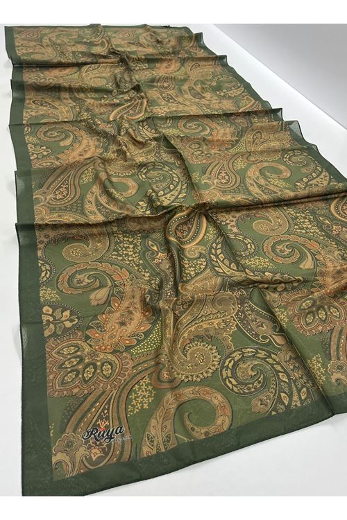 Etnik Loya Desen Rüya Organik Şal   