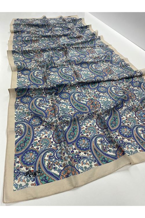 Etnik Sare Desen Rüya Organik Şal   