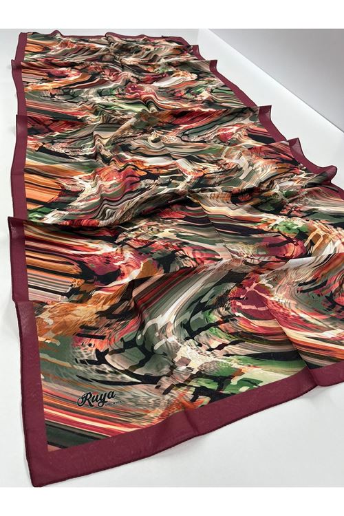 Dalga Desen Rüya Organik Şal   