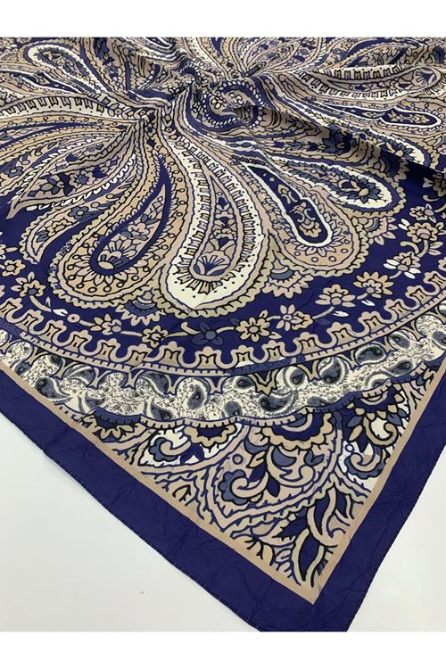 Etnik Desen Bambu Kraş Eşarp 