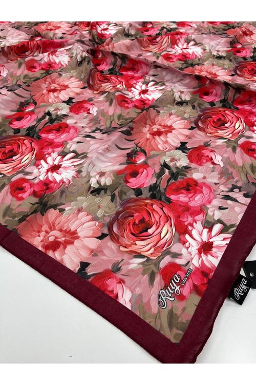 Rüya Lina Şakayık Desen Soft Eşarp