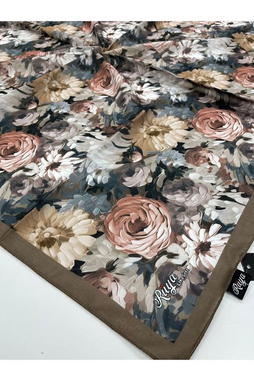 Rüya Lina Şakayık Desen Soft Eşarp  