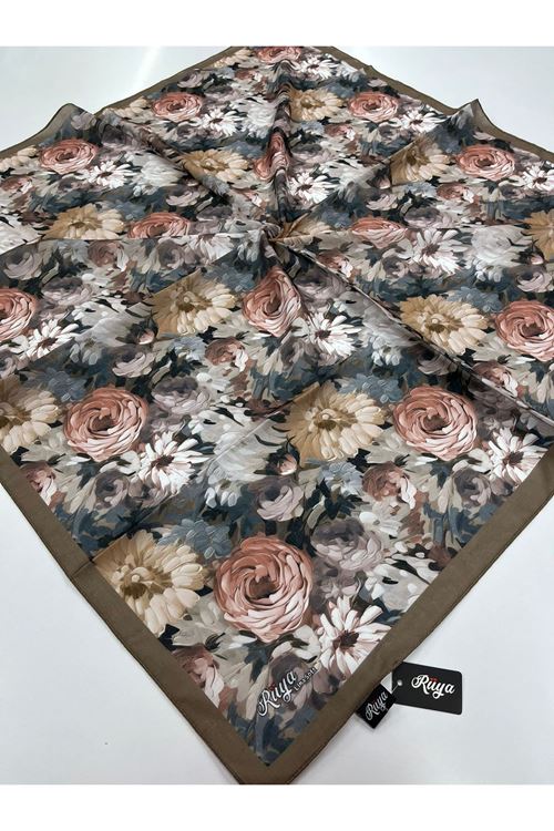 Rüya Lina Şakayık Desen Soft Eşarp  