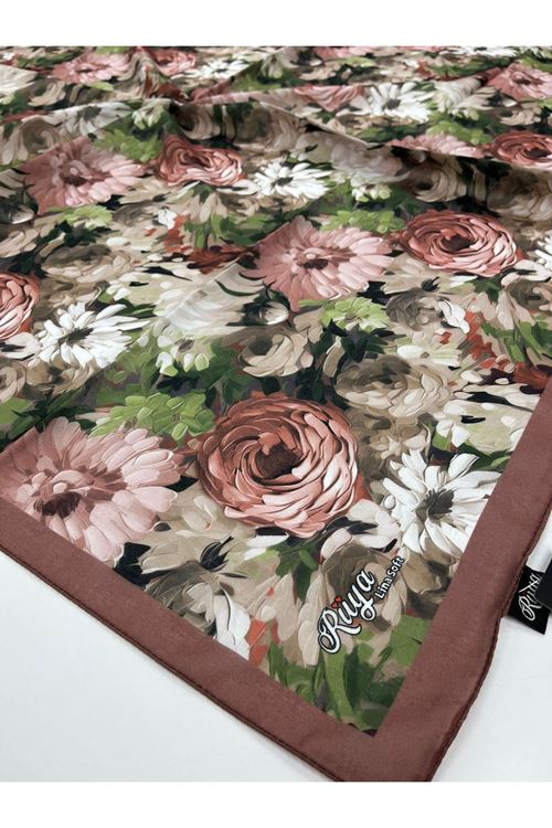 Rüya Lina Şakayık Desen Soft Eşarp  