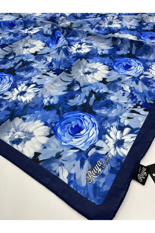 Rüya Lina Şakayık Desen Soft Eşarp 