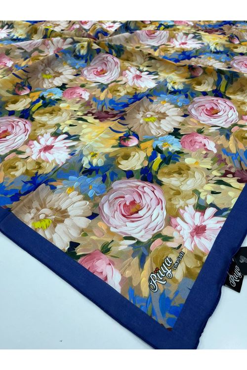 Rüya Lina Şakayık Desen Soft Eşarp  