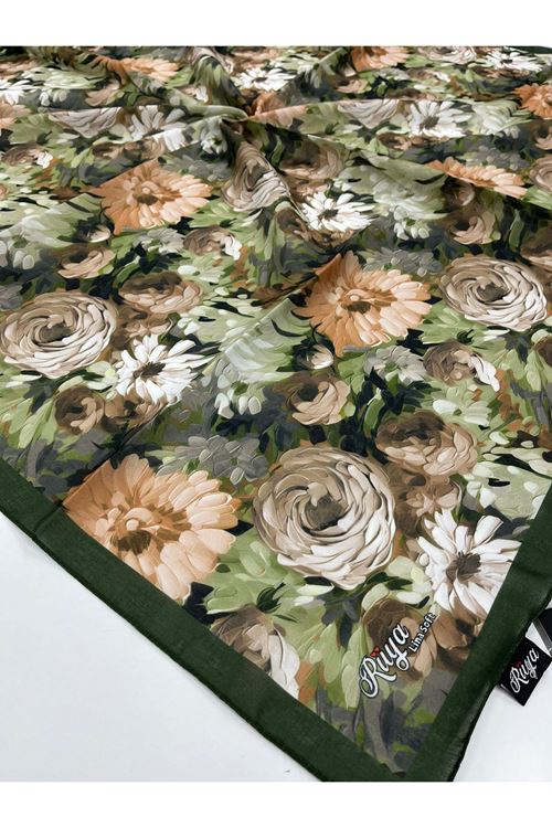 Rüya Lina Şakayık Desen Soft Eşarp   