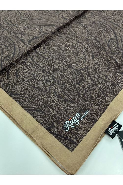 Rüya Lina Etnik Desen Soft Eşarp Kod: 0203 - V07