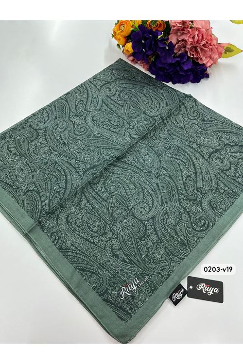 Rüya Lina Etnik Desen Soft Eşarp Kod: 0203 - V19 
