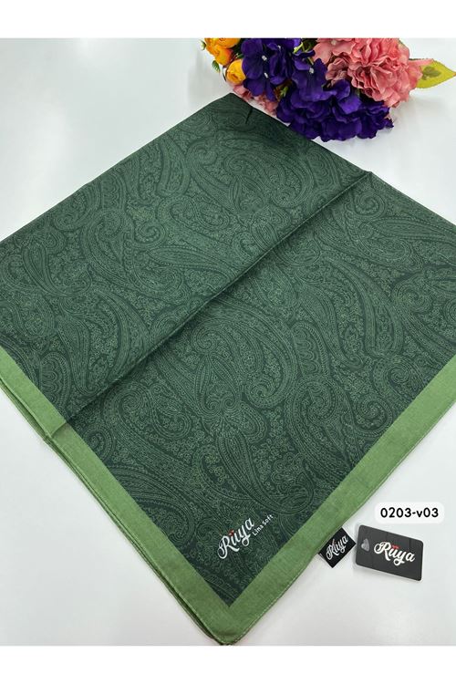 Rüya Lina Etnik Desen Soft Eşarp Kod: 0203 - V03  