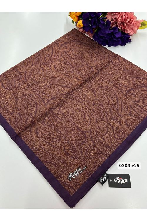 Rüya Lina Etnik Desen Soft Eşarp Kod: 0203 - V25 