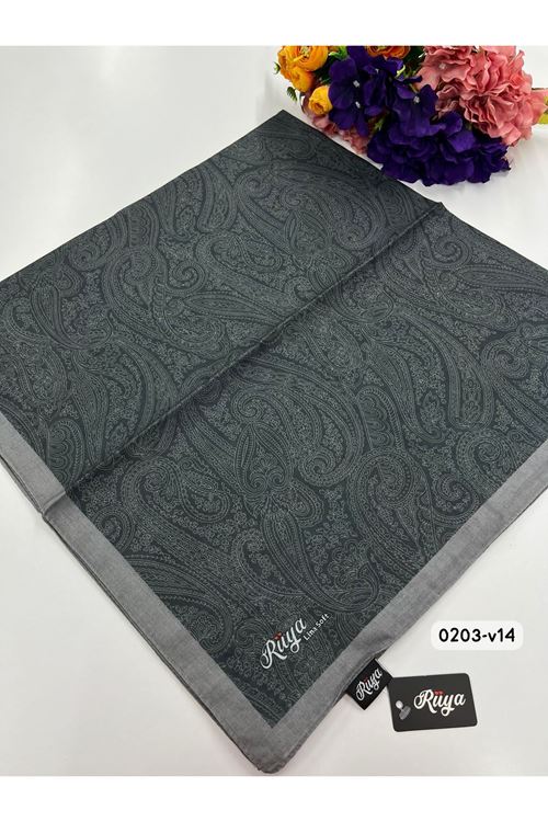 Rüya Lina Etnik Desen Soft Eşarp Kod: 0203  - V14 