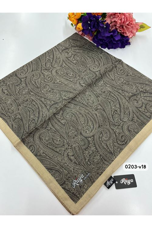 Rüya Lina Etnik Desen Soft Eşarp Kod: 0203  - V18
