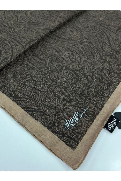 Rüya Lina Etnik Desen Soft Eşarp Kod: 0203 - V22