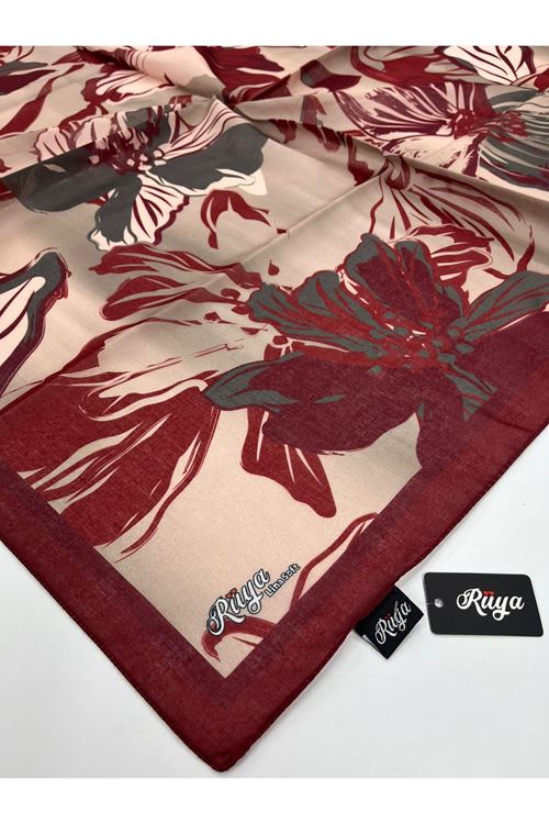 Rüya Lina Nergis Desen Soft Eşarp    