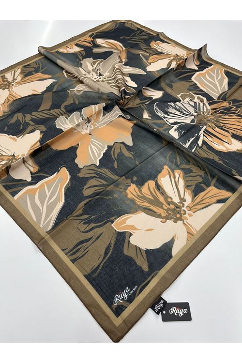 Rüya Lina Nergis Desen Soft Eşarp   