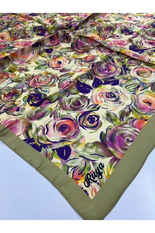 Ortanca Modeli Pırıltı Eşarp 6721