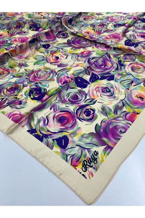 Ortanca Modeli Pırıltı Eşarp 6721