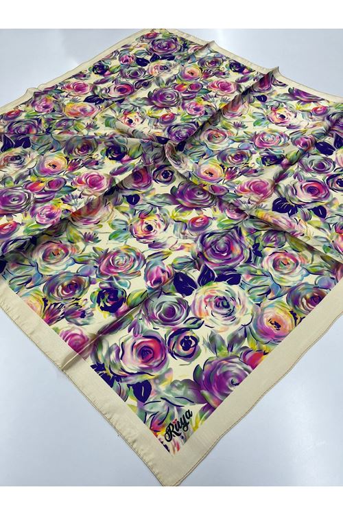 Ortanca Modeli Pırıltı Eşarp 6721