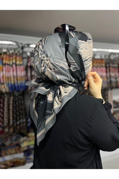 Rüya Lina Nergis Desen Soft Eşarp    