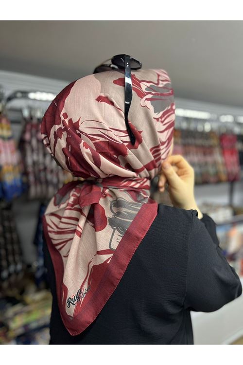 Rüya Lina Nergis Desen Soft Eşarp    