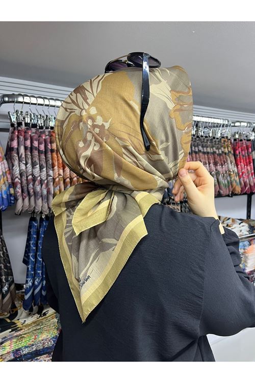 Rüya Lina Nergis Desen Soft Eşarp 