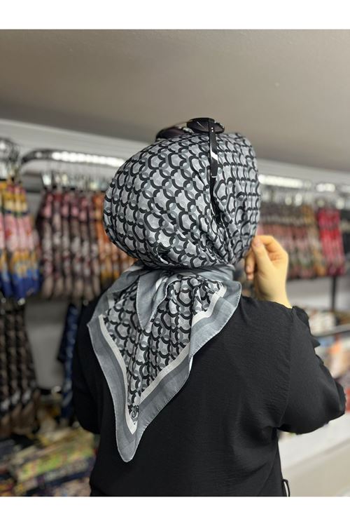 Rüya Lina Döngü Desen Soft Eşarp 