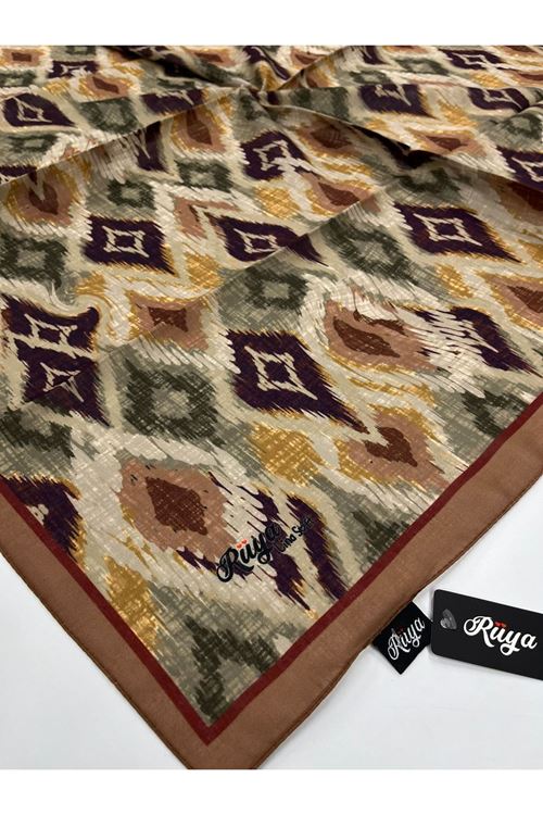 Rüya Lina Retro Desen Soft Eşarp