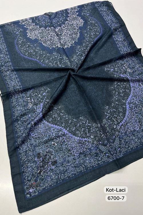 Rüya Organik Şal Kod:6700-7 (Kot Laci) 