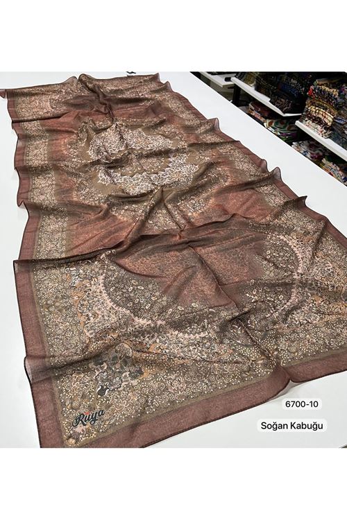 Rüya Organik Şal Kod:6700-10 (Soğan Kabuğu)