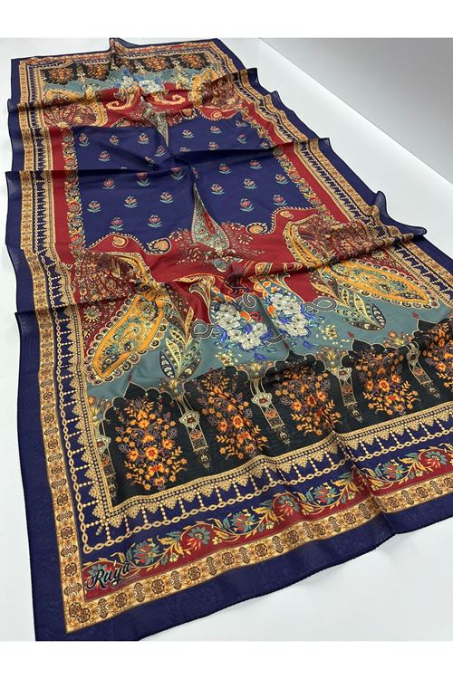 Etnik Desen Rüya Organik Şal 