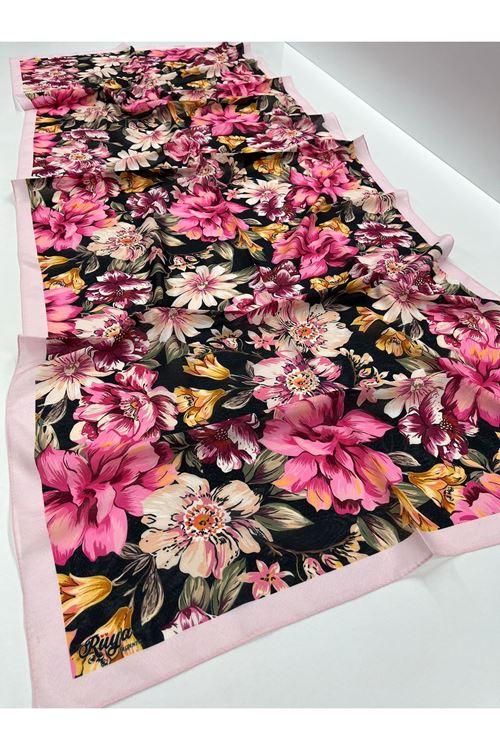 Çiçek Bahçesi Desen Rüya Organik Şal   