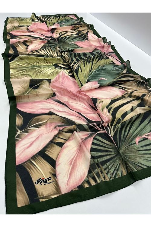 Yaprak Desen Rüya Organik Şal    