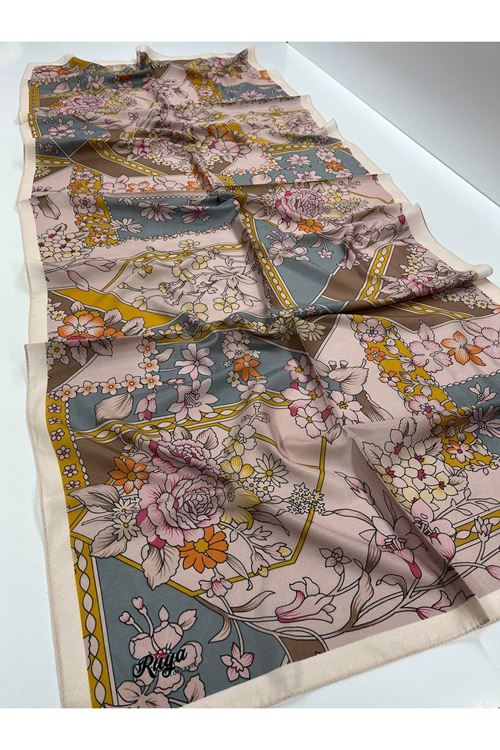 Tomurcuk Desen Rüya Organik Şal     