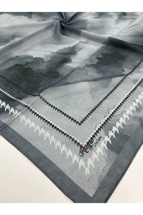 Rüya Lina Kazayağı Desen Soft Eşarp