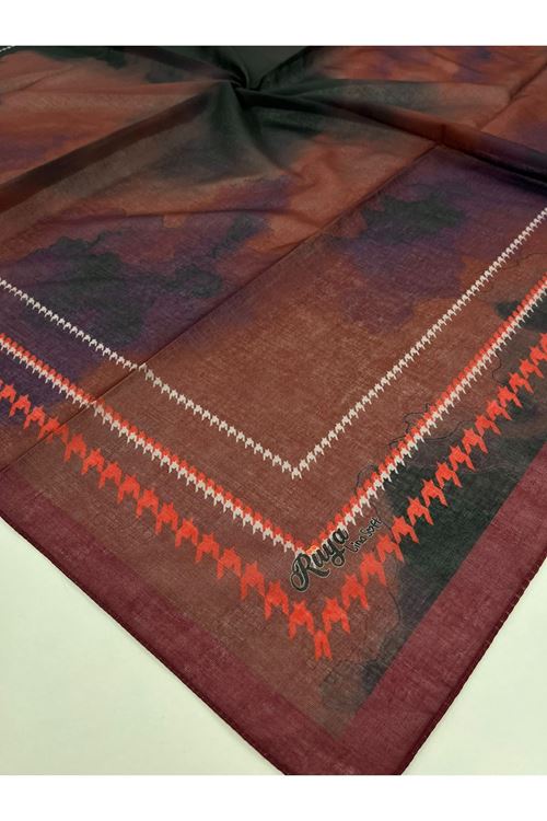 Rüya Lina Kazayağı Desen Soft Eşarp 