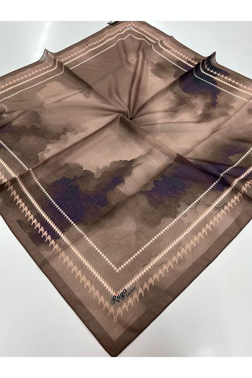 Rüya Lina Kazayağı Desen Soft Eşarp