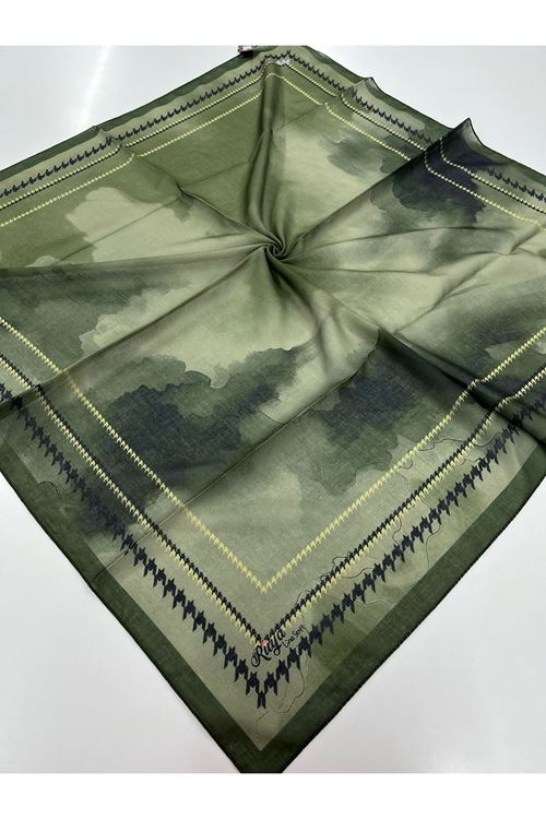 Rüya Lina Kazayağı Desen Soft Eşarp  