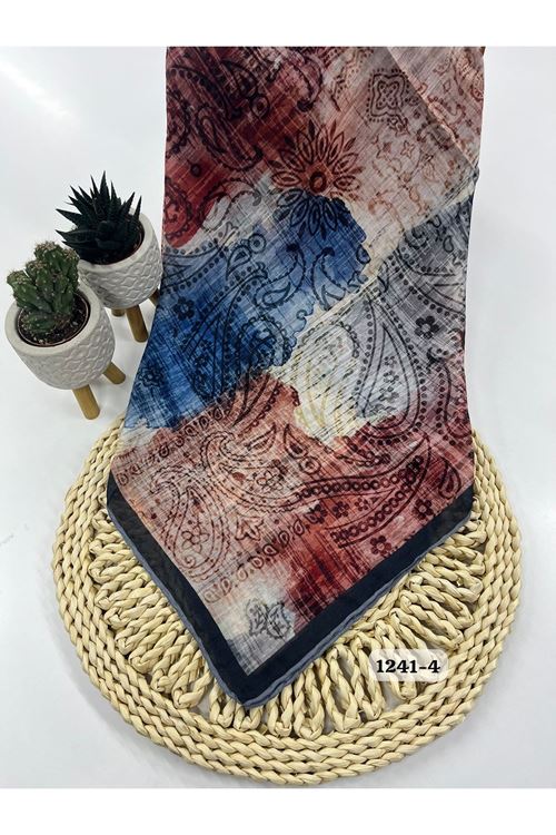 Etnik Desen Soft Eşarp Kod:1241-4