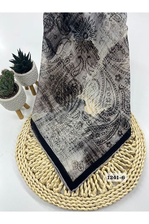 Etnik Desen Soft Eşarp Kod:1241-6