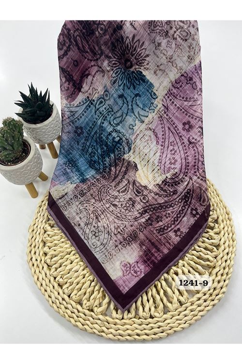 Etnik Desen Soft Eşarp Kod:1241-9