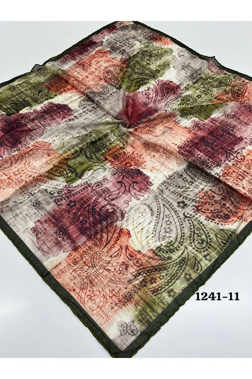 Etnik Desen Soft Eşarp Kod:1241-11