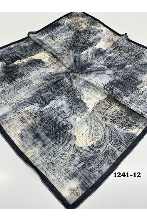Etnik Desen Soft Eşarp Kod:1241-12