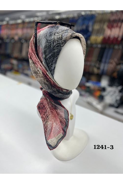 Etnik Desen Soft Eşarp Kod:1241-3