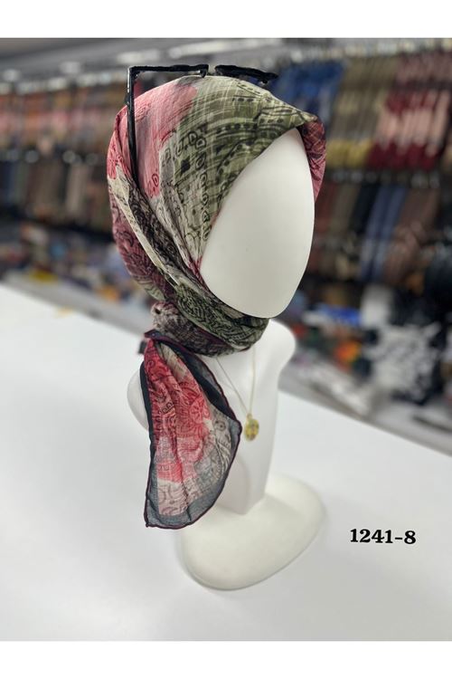 Etnik Desen Soft Eşarp Kod:1241-8
