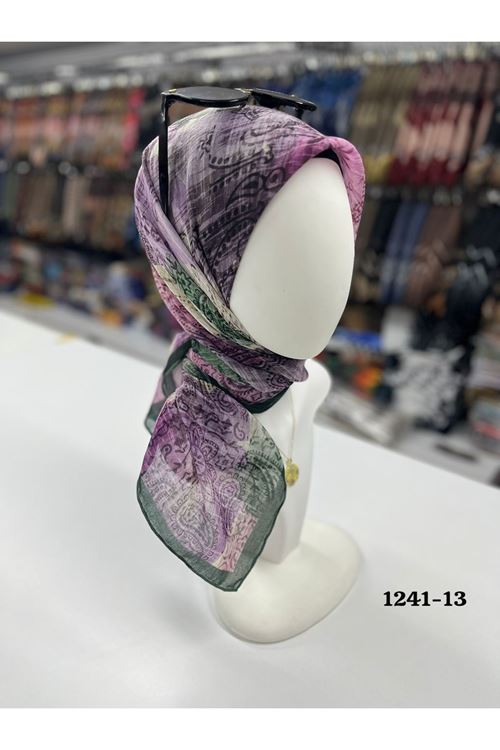 Etnik Desen Soft Eşarp Kod:1241-13